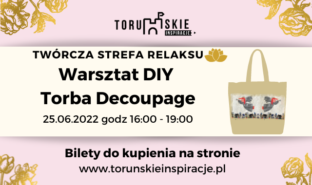 Warsztat DIY - Torba decoupage